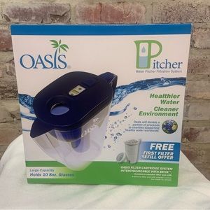 Oasis water potcher filtration system NIB